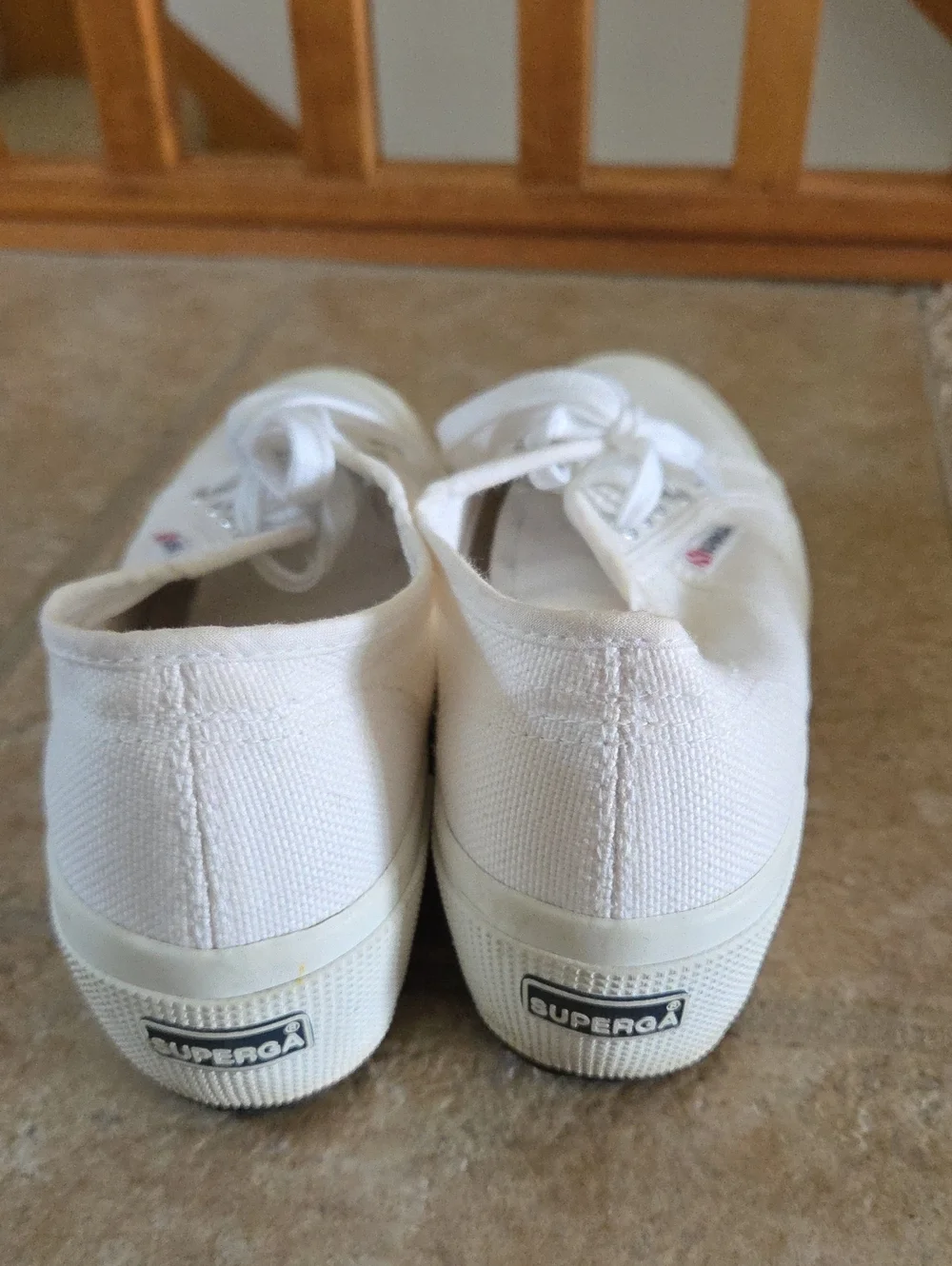 Superga Women's White Canvas Low-Top Sneakers